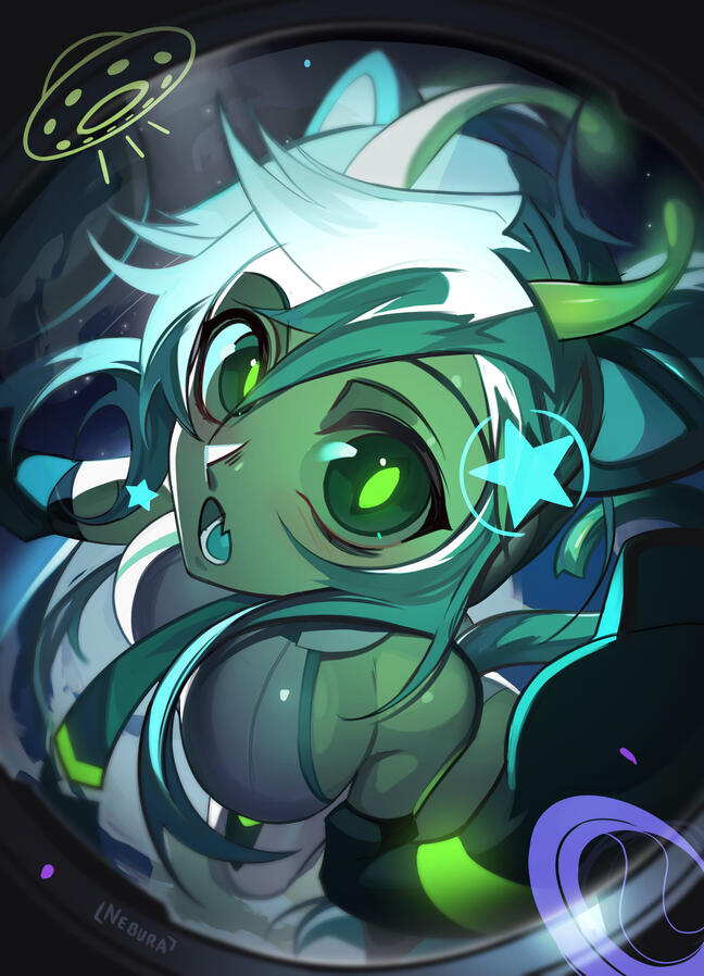 Alien Miku Fanart